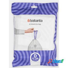 Brabantia Perfectfit Bags D, 15-20l [Dispenser 40 Sacchett