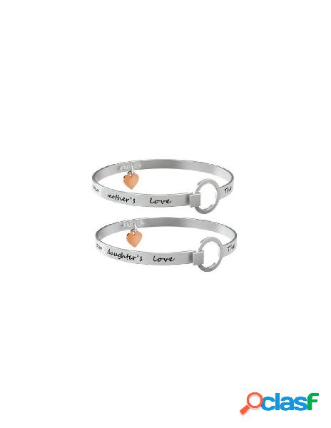 Bracciale KIDULT FAMILY acciaio 316L - 731106 MAMMA-FIGLIA