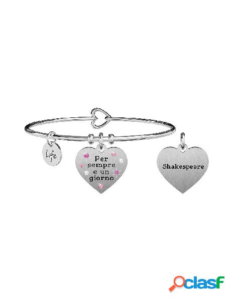 Bracciale KIDULT LOVE in acciaio 316L 731872 Per sempre e un