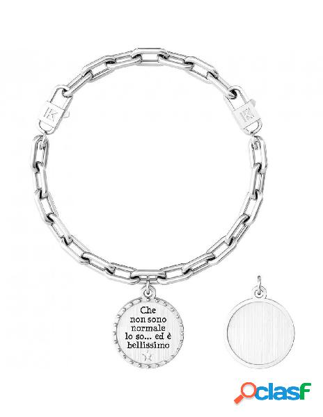 Bracciale KIDULT PHILOSOPHY in acciaio 316L 732014 Che non