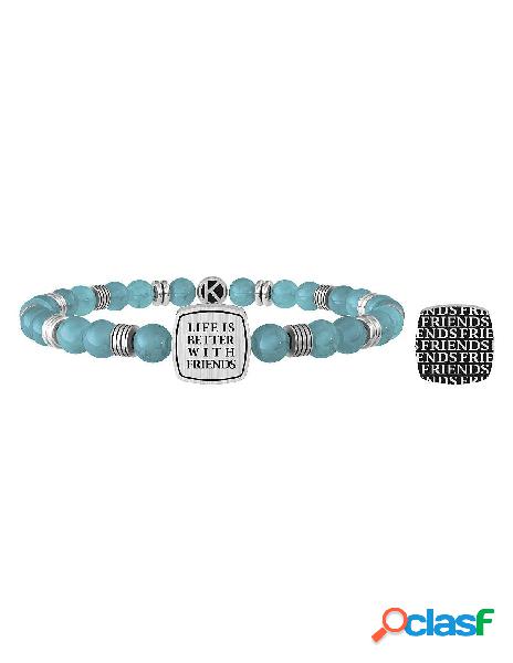 Bracciale KIDULT UOMO LOVE in acciaio 316L 732072 FRIENDS