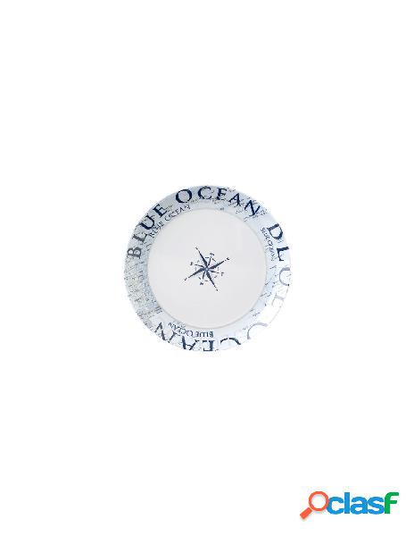 Brunner - piatto piano brunner 0830025n c8c glamour bianco e