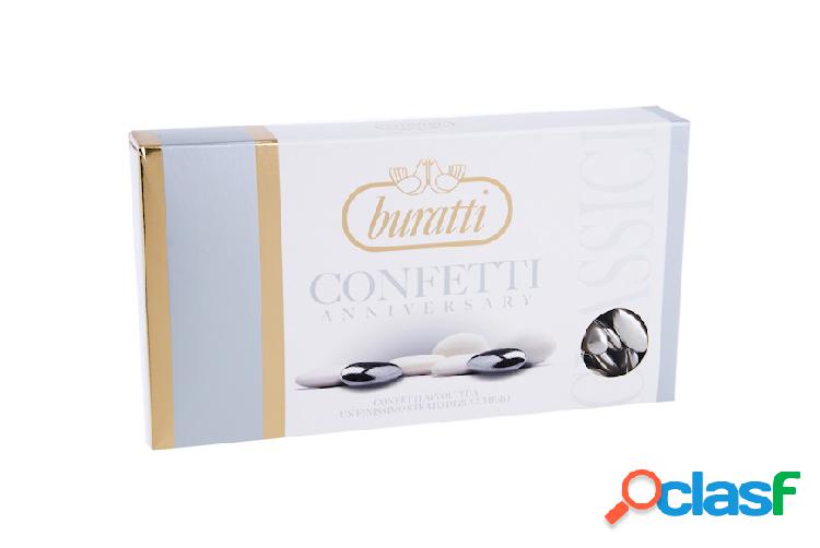 Buratti Confetti Cioccolato Argento in confezione da 1 kg