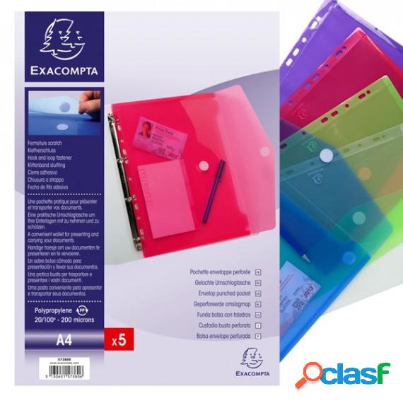 Busta forata con chiusura in velcro - PPL - 24x32 cm -