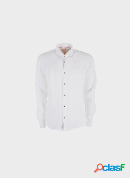CAMICIA A MANICHE LUNGHE IN LINO