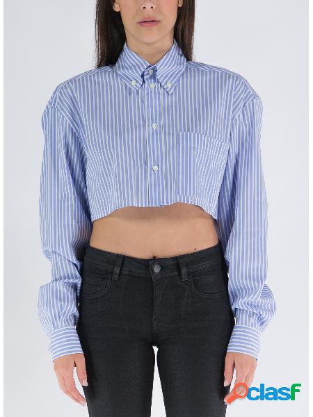 CAMICIA THE MAIA CROP STRIPE