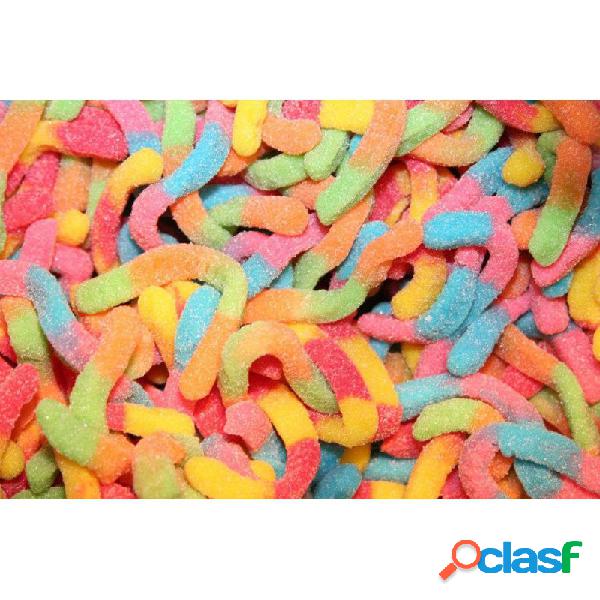 CARAMELLE LOMBRICHI COLORATI - CARAMELLE GOMMOSE A FORMA DI