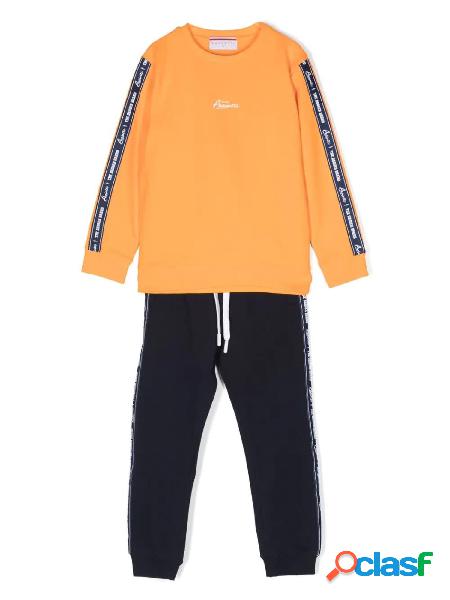 CESARE PACIOTTI Completo felpa e pantalone Arancio/Blu