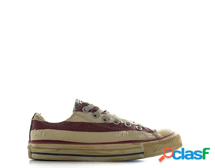 CONVERSE donna bianco/rosso