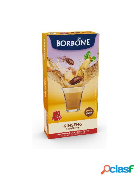 Caffe borbone - 10 capsule caffè borbone nespresso ginseng