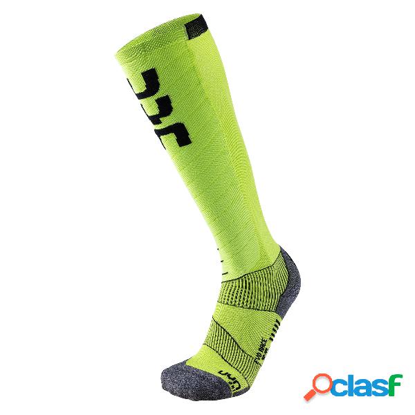 Calze sci UYN Evo Race (Colore: green lime/black, Taglia: