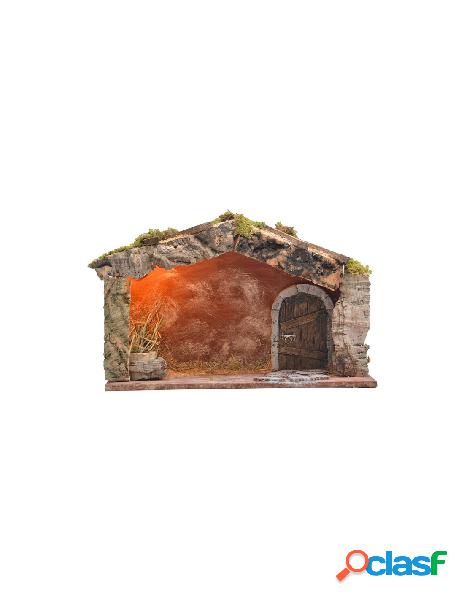 Capanna vuota cm 39x20x24+luce+scat vetr