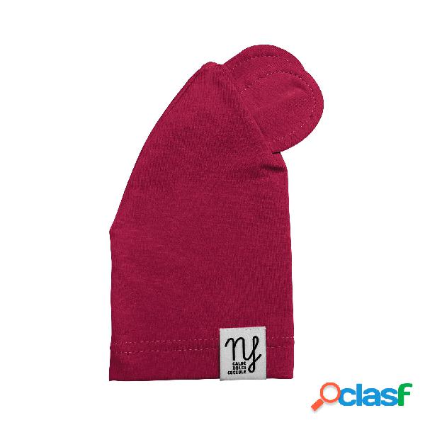 Cappellino Teddy Nannafrufrù Borgogna mis.L