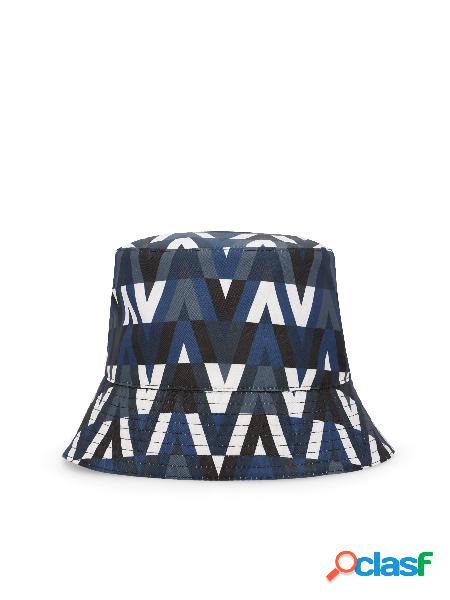 Cappello Bucket Reversibile Optical Valentino