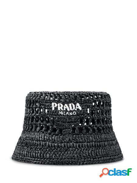 Cappello Da Pescatore Prada In Rafia