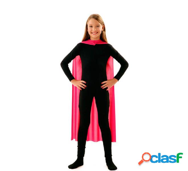 Cappotto da supereroe rosa 90 cm