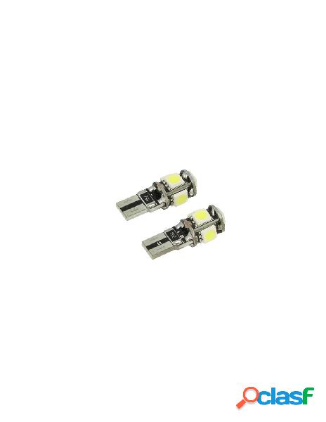 Carall - 24v lampada led canbus t10 w5w colore verde luci