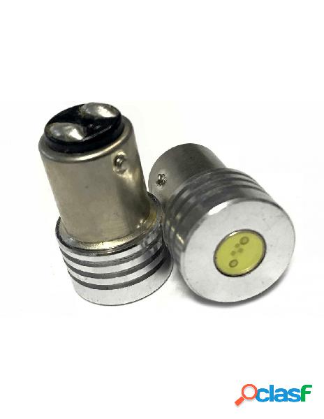 Carall - coppia 2 lampade led bay15d 1157 p21/5w con 1 power