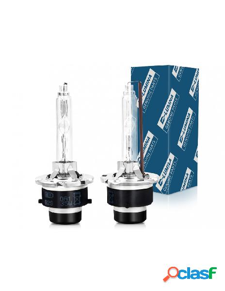 Carall - coppia lampada hid xenon d2s 6000k attacco metallo