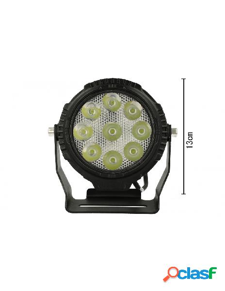 Carall - faro led fanale rotondo spot 45w beam 12v 24v 36v