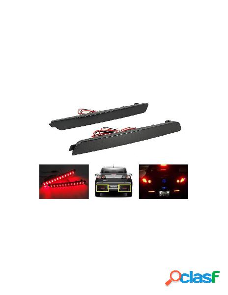Carall - kit 2 fanali posteriori a led nero fume per mazda 3