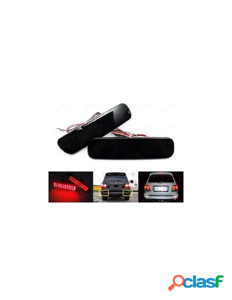 Carall - kit 2 fanali posteriori a led nero fume per toyota