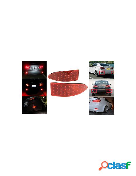Carall - kit 2 fanali posteriori a led rosso per lexus is