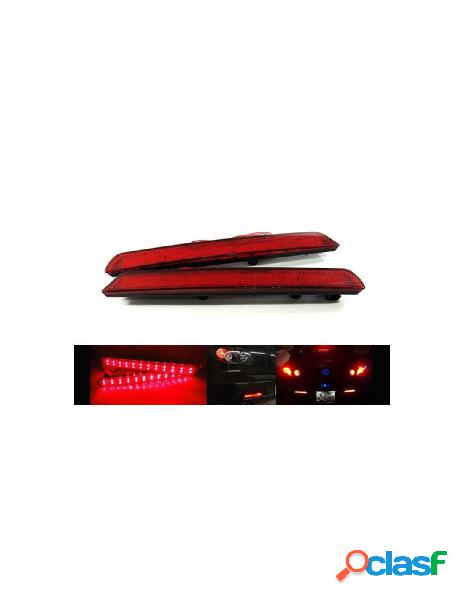 Carall - kit 2 fanali posteriori a led rosso per mazda 3