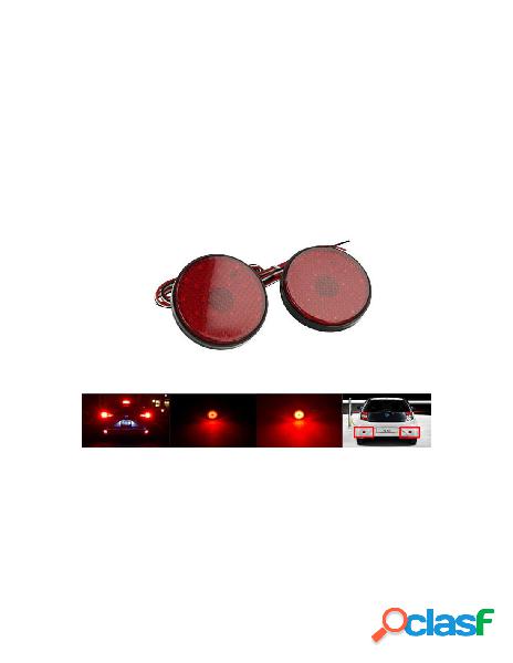 Carall - kit 2 fanali posteriori a led rosso per nissan
