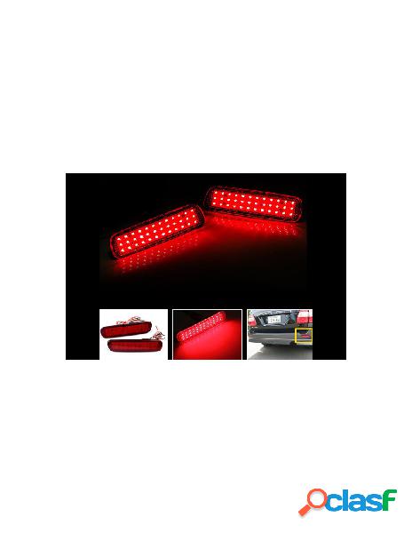 Carall - kit 2 fanali posteriori a led rosso per toyota land