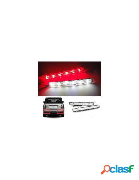 Carall - kit 2 fanali posteriori a led trasparente per land