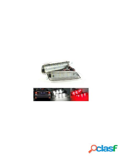Carall - kit 2 fanali posteriori a led trasparente per lexus
