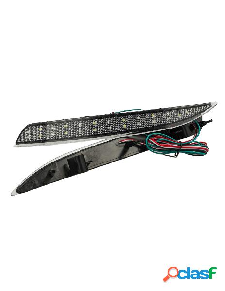 Carall - kit 2 fanali posteriori a led trasparente per opel