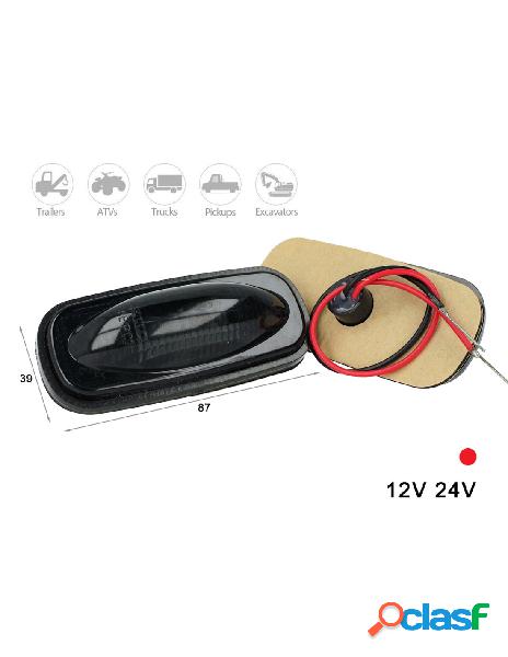 Carall - kit luci fanali fume colore rosso 24v 12v luce