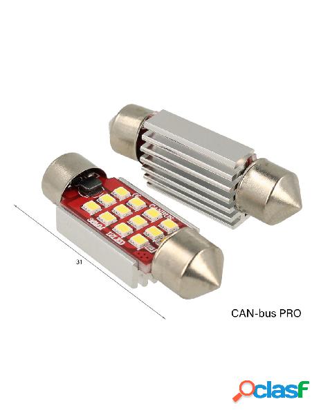 Carall - lampada led siluro canbus pro 31mm 12 smd 2016 no