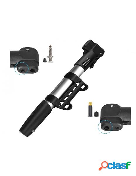 Carall - pompa bicicletta portatile gonfiatore manuale