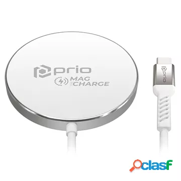 Caricabatterie Wireless Prio MagCharge 15W - iPhone 12/13/14