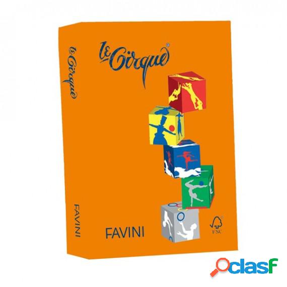 Carta Le Cirque - A4 - 160 gr - arancio 205 - Favini - conf.