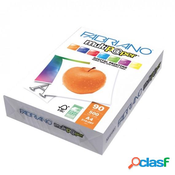 Carta Multipaper - A3 - 90 gr - FSC - bianco - Fabriano -