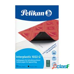 Carta carbone Interplastic 1022G - 21x31 cm - nero - Pelikan