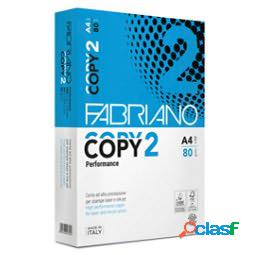 Carta fotocopie Copy 2 - A4 - 80 gr - bianco - Fabriano -