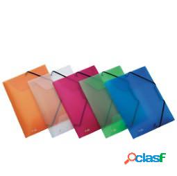 Cartella 3L con elastico Lumina - 22x30cm - colori assortiti