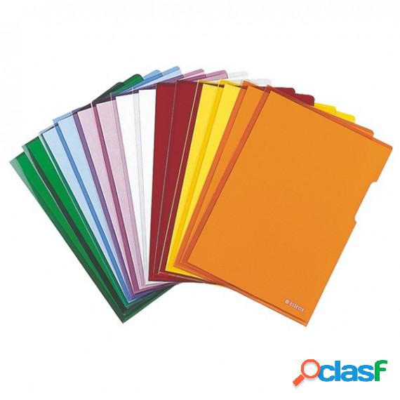 Cartelline a L - PVC - liscio - 21x29,7 cm - trasparente -
