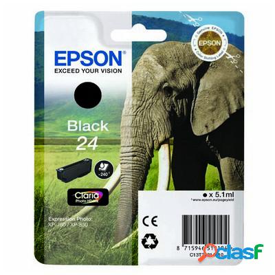 Cartuccia originale Epson C13T24214010 24 Elefante NERO