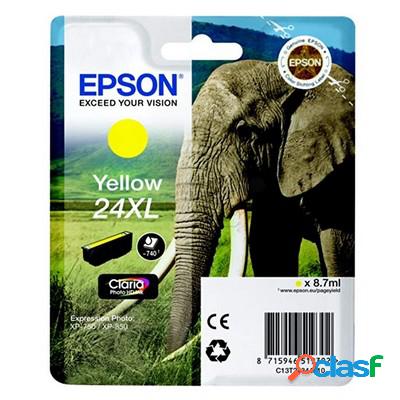 Cartuccia originale Epson C13T24344010 24 XL Elefante GIALLO