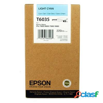 Cartuccia originale Epson C13T603500 T6035 CIANO CHIARO