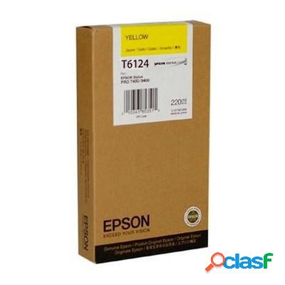 Cartuccia originale Epson C13T612400 T6124 GIALLO