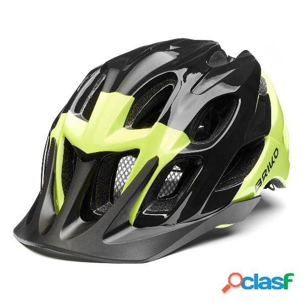 Casco Ciclismo Briko Makian (Colore: LIME FLUO - BLACK,