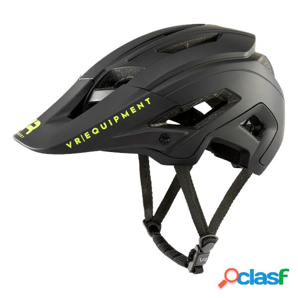 Casco bici VR Half Face MTB (Colore: Black, Taglia: L)