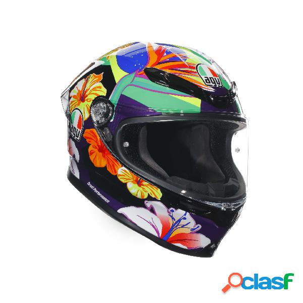 Casco integrale AGV K6 S E2206 MPLK MORBIDELLI 2021 in fibra